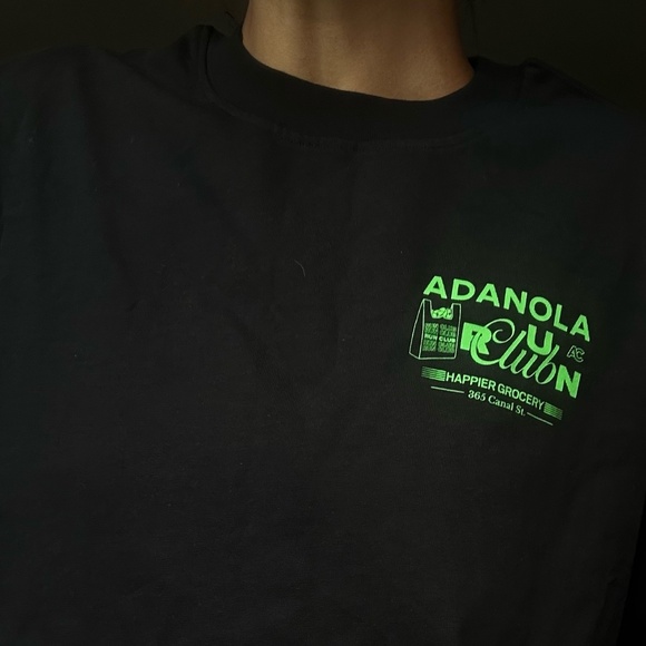 HAPPIER GROCERY x ADANOLA Run Club Long Sleeve Shirt - Picture 3 of 3